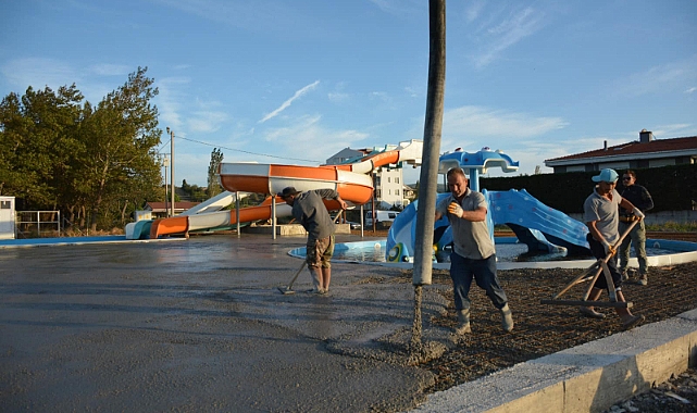 Aqua Park projesi çalışmaları devam ediyor