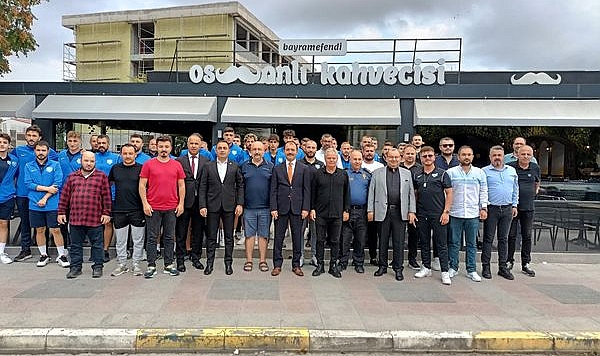 Erdinç Dolu Bigaspor Yönetimi ve Futbolcuları ile kahvaltıda buluştu