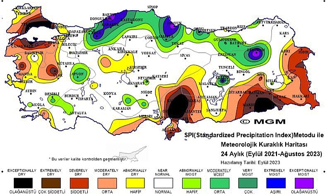 Korkutan haritayı İmamoğlu paylaştı