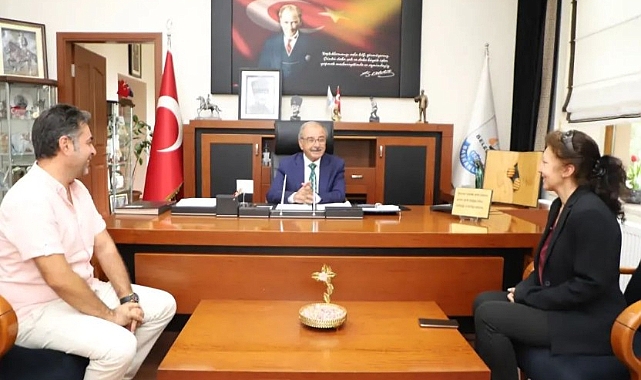 Lise Müdürü Başkan Özacar’ı Ziyaret Etti