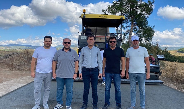 Silindir ile Sıkıştırılmış Beton (SSB) Yol Yapım Çalışmaları Devam Ediyor