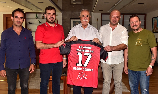 18 Mart Masterlar Spor Kulübü'nden Gökhan'a ziyaret