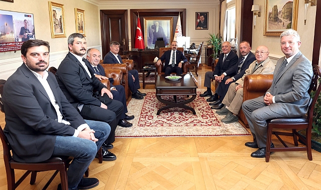 Assos Otelciler Derneği, Turan'ı ziyaret etti.