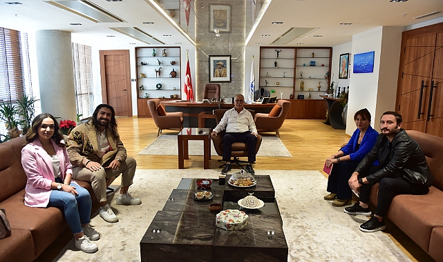 Başkan Gökhan kardeş kentin yeni elçilerini ağırladı