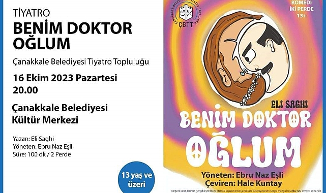 Benim Doktor Oğlum oyunu kentlilerle buluşacak