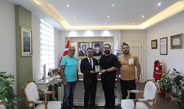 Bisiklet Platformu Gönüllüleri Vali Aktaş’ı ziyaret etti