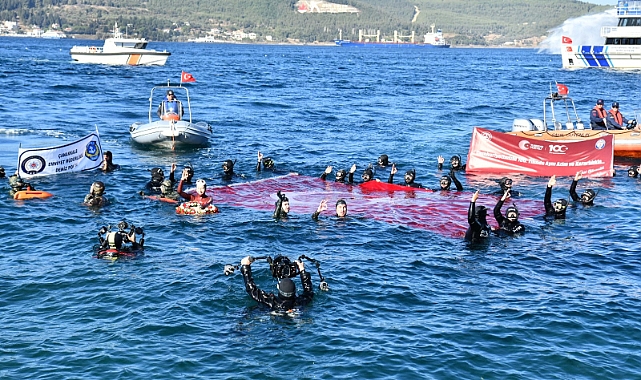 Cumhuriyetin 100. Yılında 100 metre anı dalışı