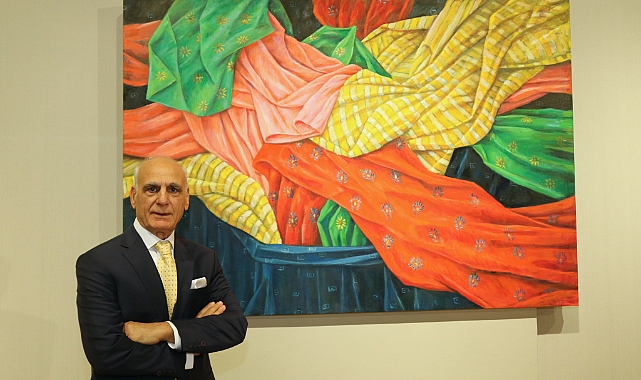 Kumaşları konuşturan ressam