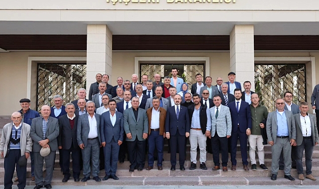 Lapsekili Muhtarlar İçişleri Bakanlığı'nda