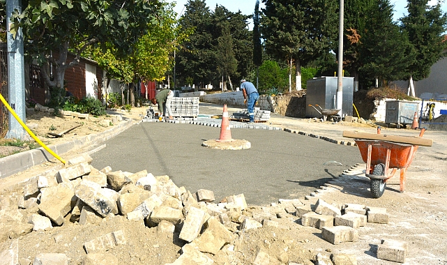 Mezarlık Mahallesi’nde doğalgaz çalışması