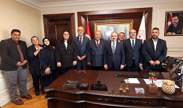 Roman Dernekleri Başkanları Turan’ı ziyaret etti