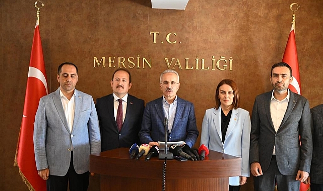 Ulaştırma Ve Altyapı Bakanı Uraloğlu Mersin’de