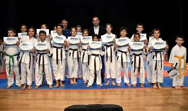 Yaz dönemi karate kursu sona erdi