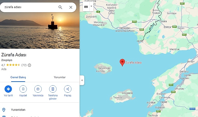 Yunanistan ile Türkiye Zürafa kavgasına girdi