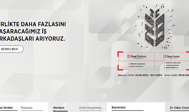 Ziraat Bankası personel alacak
