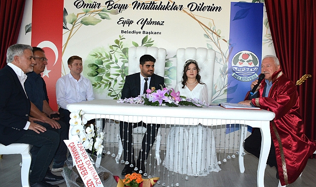 Andaç dünya evine girdi