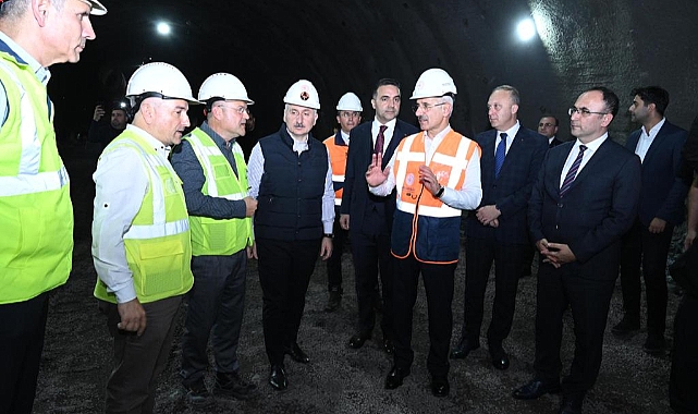 Bakan, Sarıyer-Kilyos Tüneli Projesi’ni  yerinde inceledi
