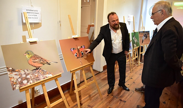 Başkan Gökhan Polat’ın sergisini ziyaret etti