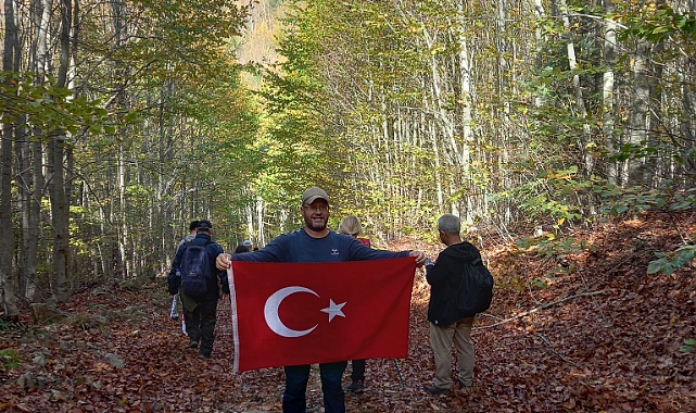Bayramiç’te doğa yürüyüşü yaptılar