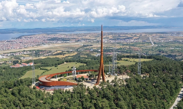 Çanakkale'nin simgesi Televizyon Kulesi