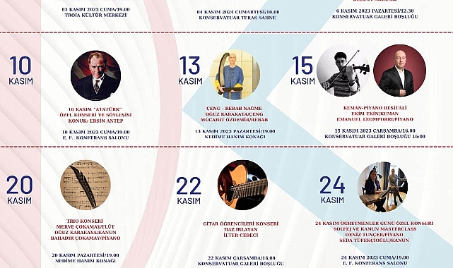 ÇOMÜ Devlet Konservatuarı Etkinlikleri