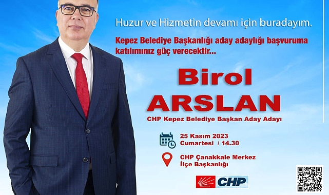 “Huzur ve hizmetin devamı için buradayım”