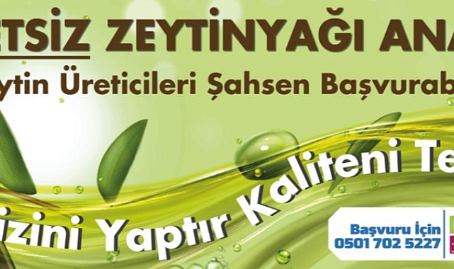 Ücretsiz Zeytinyağı Analizi Başvuruları Başladı