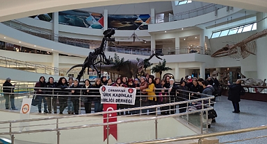 Ankara Tabiat Tarihi Müzesi’ni gezdiler