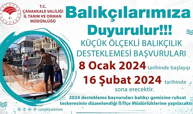 Balıkçılık ödemeleri başlıyor