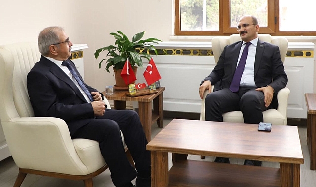Başkan Özacar'dan Kaymakam Abacı'ya ziyaret