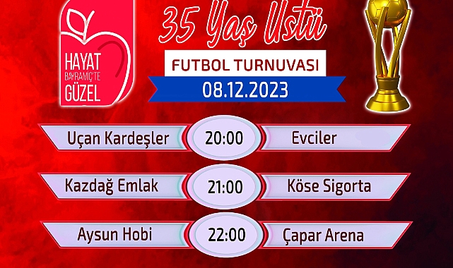 Bayramiç’te turnuva heyecanı sürüyor