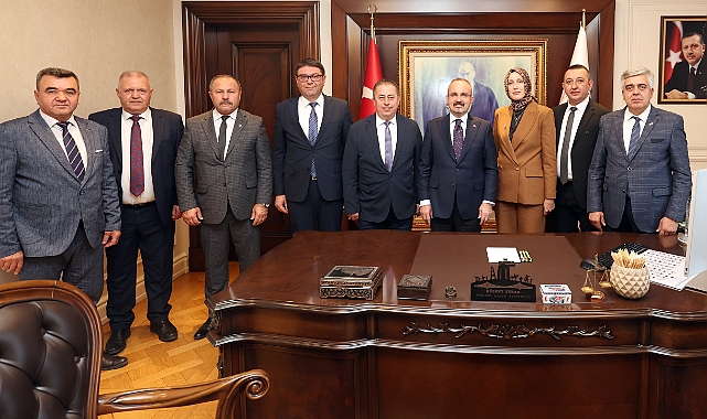 Çanakkale Esnaf ve Sanatkârlar Odası’ndan Turan’a ziyaret
