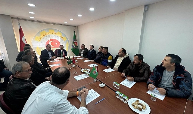 Çanakkale Valisi Aktaş, Ziraat Odasını ziyaret etti
