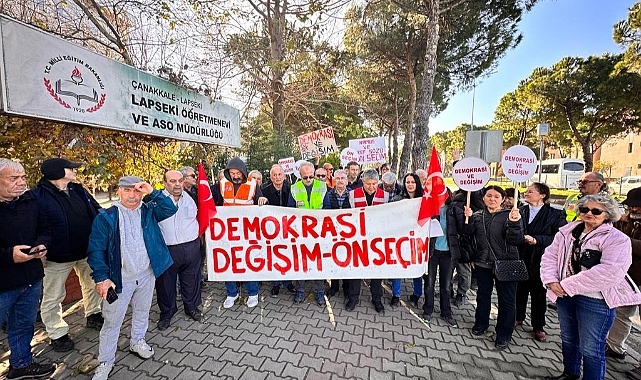 CHP'li Mutluay Lapseki’de mola verdi