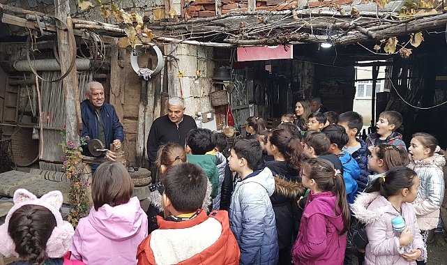 Çocuklardan, köy müzesine yoğun ilgi