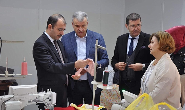 Dikiş nakış kursunda etkinlik