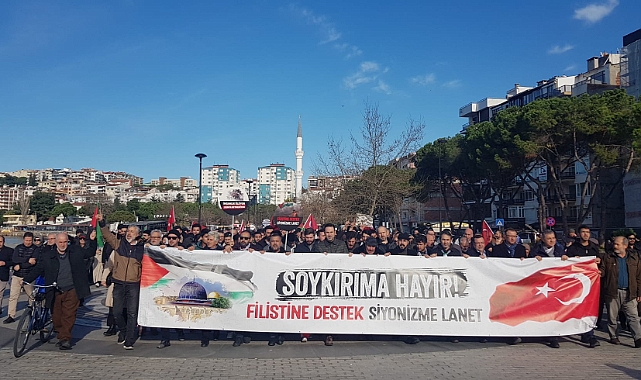 Filistin’e destek için yürüdüler