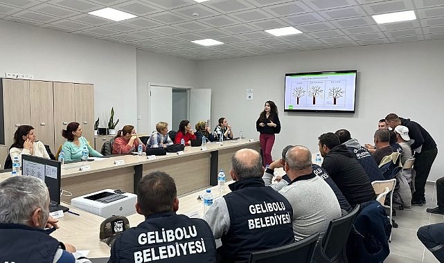 Gelibolu Belediyesi personeline eğitim çalışması