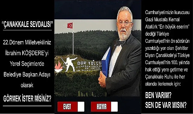 Köşdere’den anketli nabız yoklama