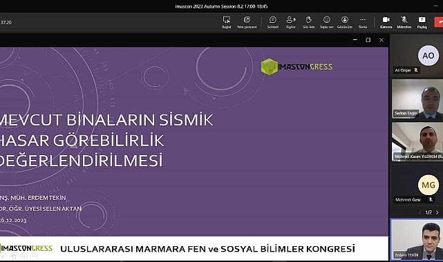 Marmara Fen Bilimleri Kongresi Gerçekleştirildi