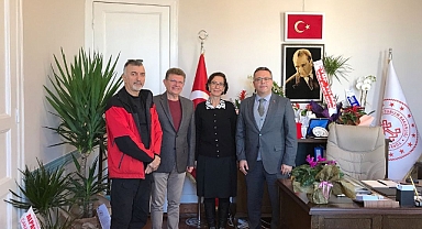 Müdür Çağman’a ziyaret