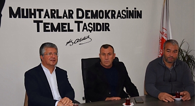 Mutluay’dan Muhtarlar Derneği’ne ziyaret
