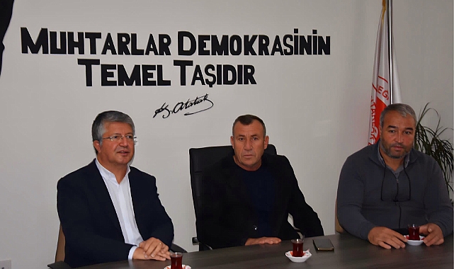 Mutluay’dan Muhtarlar Derneği’ne ziyaret