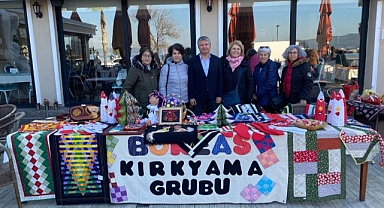 Mutluay’dan yılbaşı pazarına ziyaret