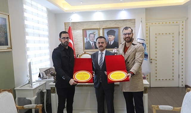 Ödüllü şefler Vali Aktaş’ı ziyaret etti