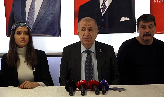Özdağ Rize’de konuştu