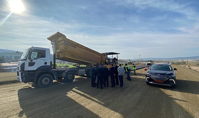 Sarıcaeli (Teknopark) kavşağındaki anayol, trafiğe açılıyor