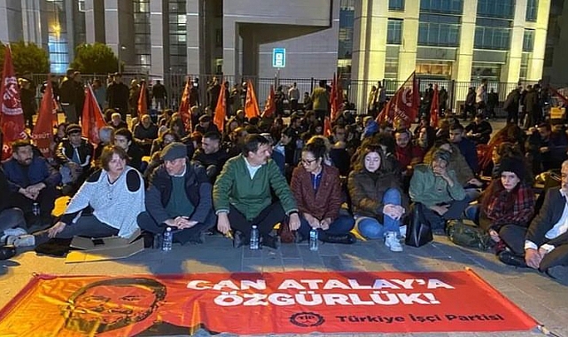 TİP, adliye önünde eylem başlattı