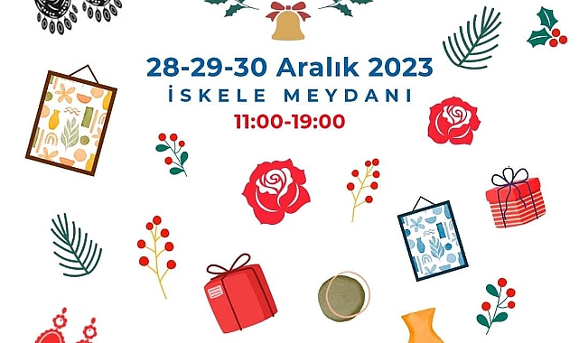 Yılbaşı pazarı misafirlerini bekliyor