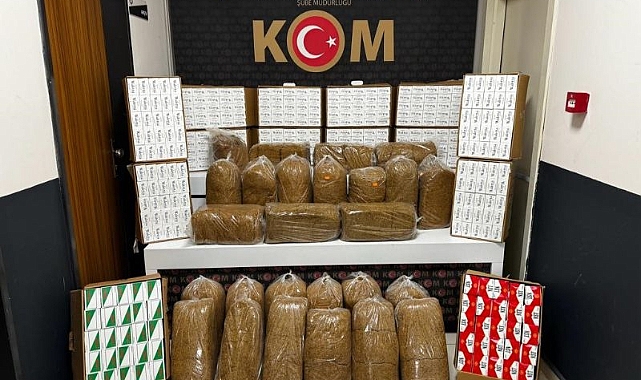 Afyonkarahisar’da kaçak tütün operasyonu